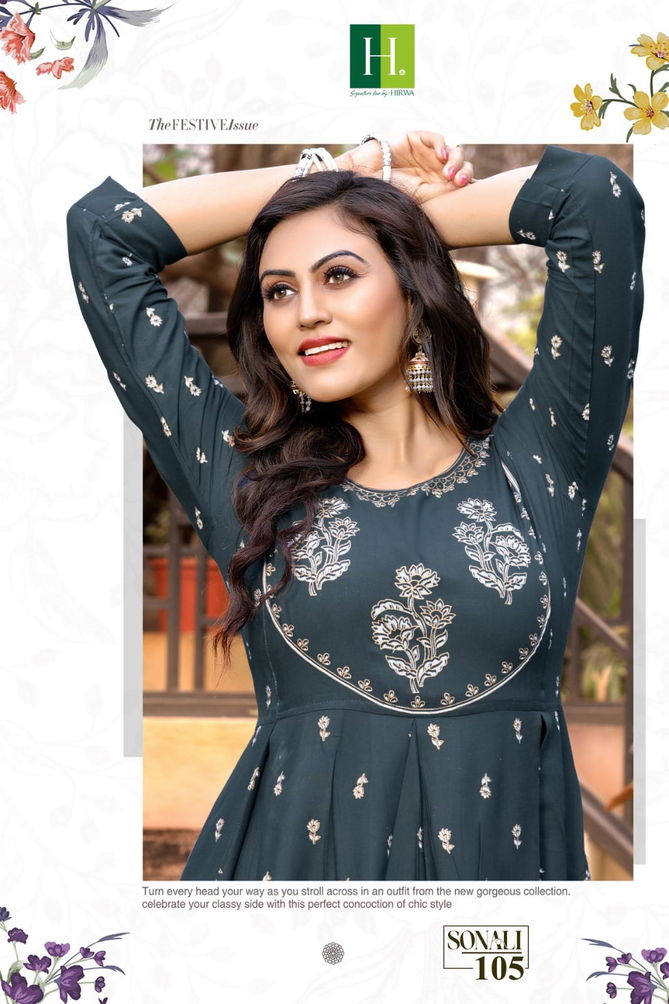 Sonali By Hirwa Anarkali Kurti Catalog